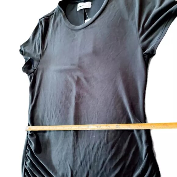 NWT URBAN OUTFITTERS Bodycon Dress, Dark Gray Modal Ruched Bohemian Casual, M - Picture 11 of 13